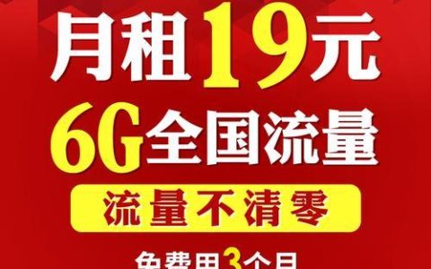 19元月租流量卡（19元月租流量卡选号）