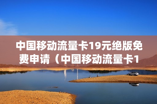 中国电音流量卡19元200g免费申请（中国电音流量卡19元200g免费申请怎么取消）