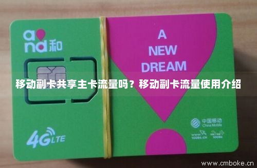 怎么共享另外一张卡的流量（怎么共享另外一张卡的流量数据）