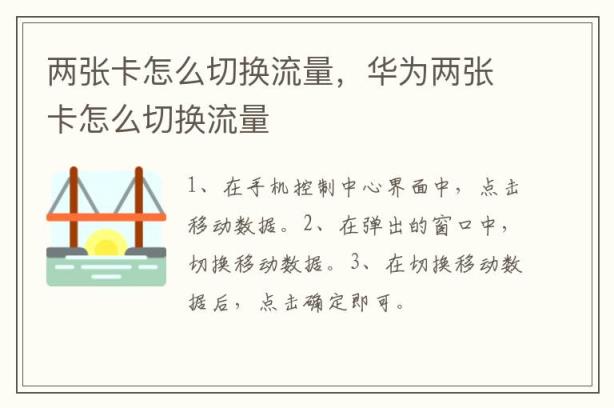 改用卡二用流量（怎么把卡二流量换成卡一）
