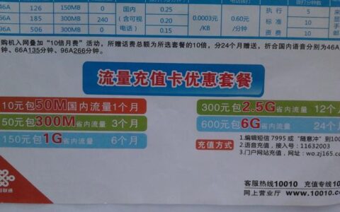 河北流量卡办理联通宽带（河北省内联通流量卡）