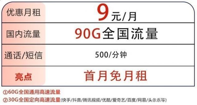 移动包月流量卡套餐（移动流量包月套餐介绍）