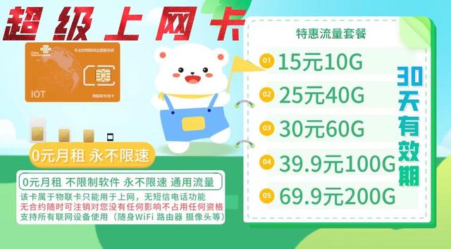 有没有包月不限流量的卡(包月不限速流量卡) 有没有包月不限流量的卡(包月不限速流量卡)