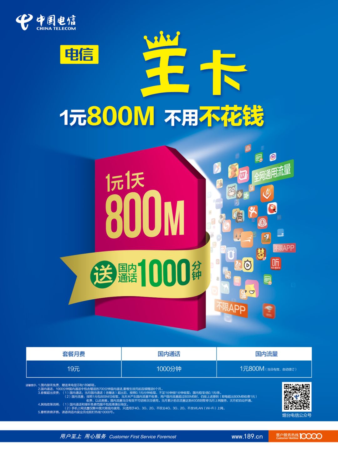 电信大王卡流量升级（电信大王卡800m如何升级到1g）