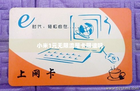 小米移动无限流量卡（小米电话卡无限流量）