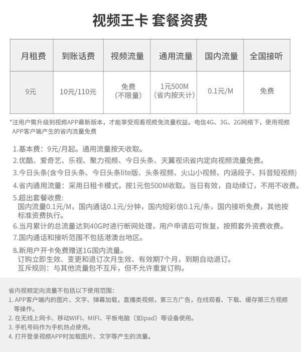 大王卡爱奇艺还是腾讯免流(腾讯大王卡具体的免流范围是什么)