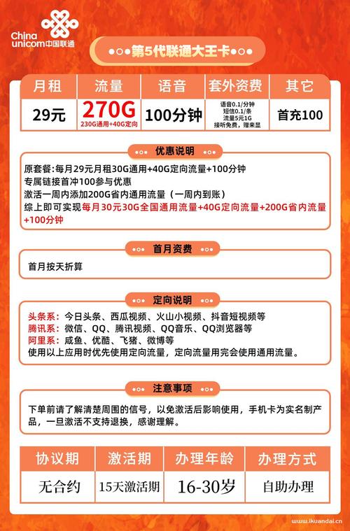 480g联通大王卡都什么免费免免流量啊的简单介绍
