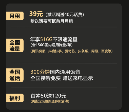 一张免费流量卡有多少元（免流量卡一个月多少钱）
